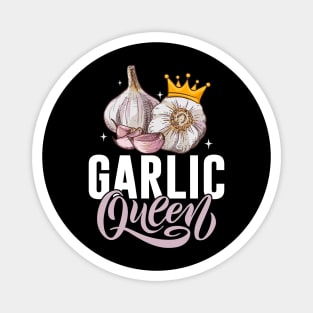 Funny Garlic Queen Magnet